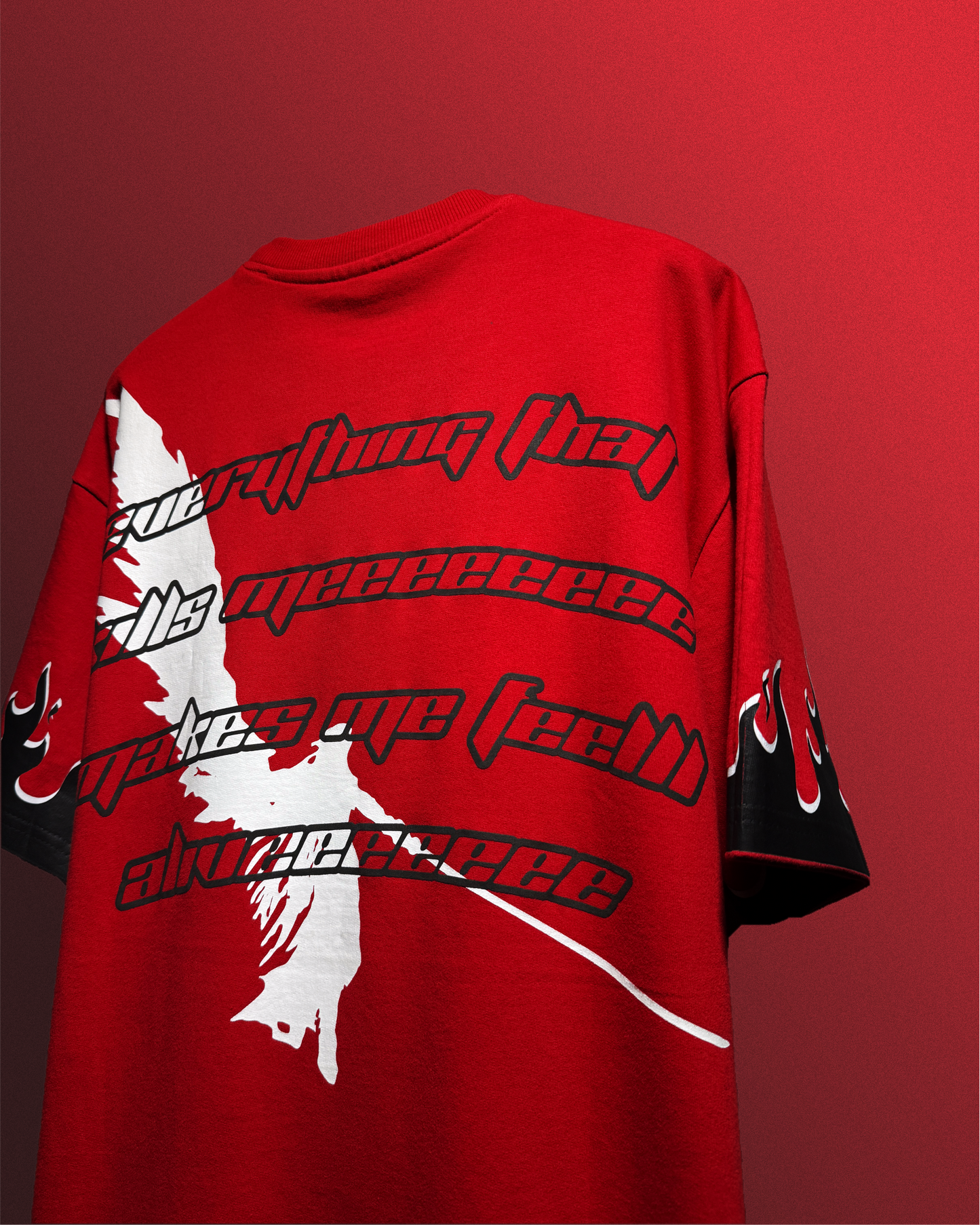 Alive_Oversized_Streetwear_T-Shirt_back_diagonal_side