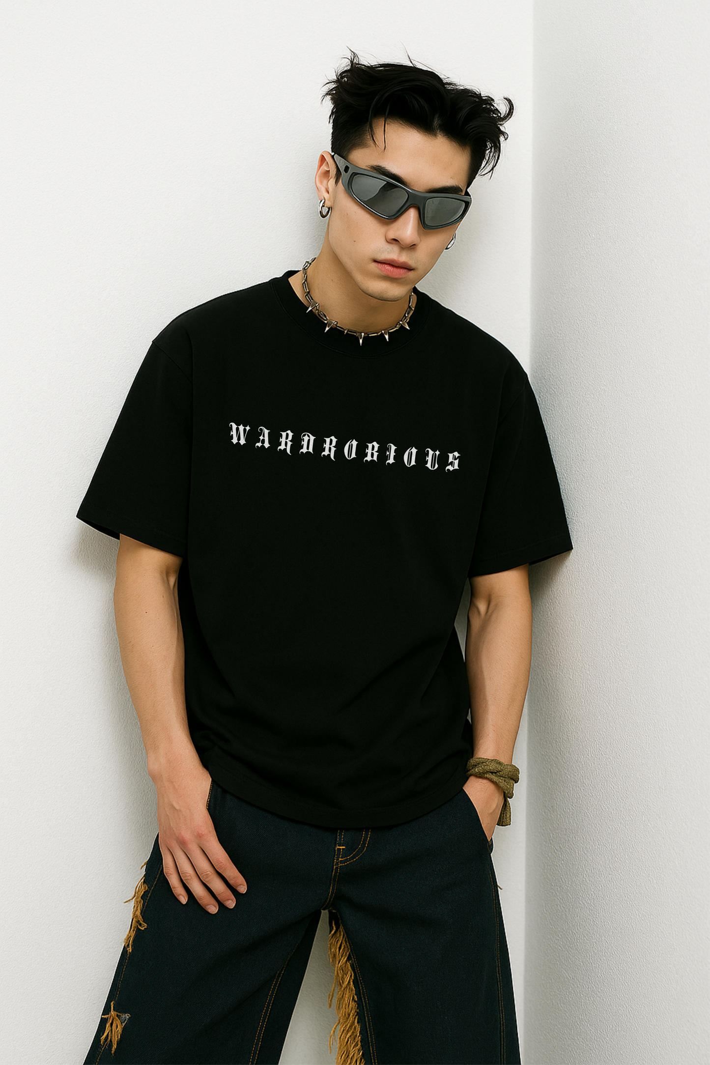christ cross oversized tee