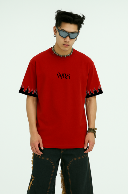 Alive Oversized Streetwear T-Shirt , front side